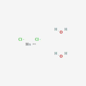 molecular formula Cl2H4MnO2 B1198565 Manganese dichloride dihydrate CAS No. 20603-88-7