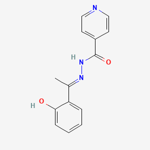 N'-[1-(2-hydroxyphenyl)ethylidene]isonicotinohydrazide