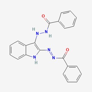 N'-[(2Z,3Z)-2-(2-benzoylhydrazono)-1,2-dihydro-3H-indol-3-ylidene]benzohydrazide