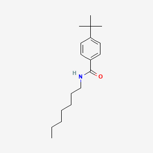 molecular formula C18H29NO B11985715 4-tert-butyl-N-heptylbenzamide CAS No. 141993-73-9