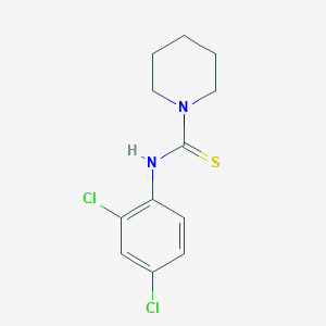 molecular formula C12H14Cl2N2S B1198576 N-(2,4-二氯苯基)-1-哌啶甲硫酰胺 