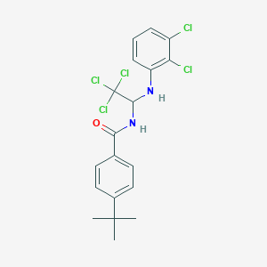 4-tert-butyl-N-{2,2,2-trichloro-1-[(2,3-dichlorophenyl)amino]ethyl}benzamide