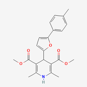 Dimethyl 2,6-dimethyl-4-[5-(4-methylphenyl)furan-2-yl]-1,4-dihydropyridine-3,5-dicarboxylate