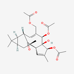 molecular formula C26H34O8 B1198598 Ingenol triacetate CAS No. 30220-45-2