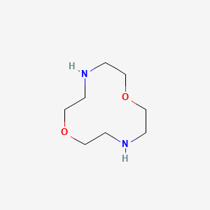 B1198599 1,7-Dioxa-4,10-diazacyclododecane CAS No. 294-92-8