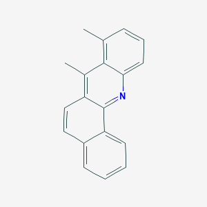 molecular formula C19H15N B1198605 7,8-Dimethylbenz(c)acridine CAS No. 3518-01-2