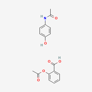 molecular formula C17H17NO6 B1198608 Safapryn CAS No. 51900-85-7