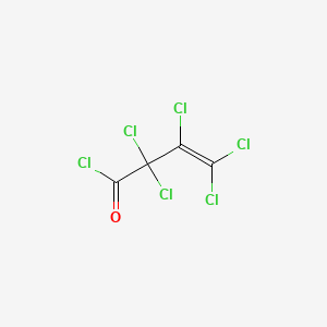 molecular formula C4Cl6O B1198621 Pentachloro-3-butenoyl chloride CAS No. 680-52-4