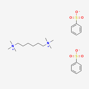 molecular formula C24H40N2O6S2 B1198622 Benzohexonium CAS No. 971-60-8
