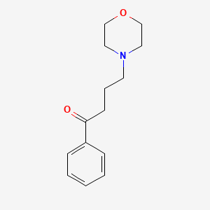 molecular formula C14H19NO2 B1198626 gamma-Morpholino-butyrophenone CAS No. 3935-01-1