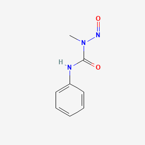 molecular formula C8H9N3O2 B1198639 1-Methyl-1-nitroso-3-phenylurea CAS No. 21561-99-9