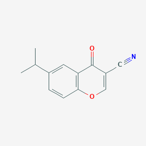 molecular formula C13H11NO2 B119864 3-氰基-6-异丙基色酮 CAS No. 50743-32-3