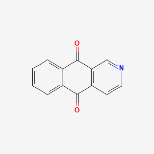 molecular formula C13H7NO2 B1198640 Benz[g]isoquinoline-5,10-dione CAS No. 46492-08-4