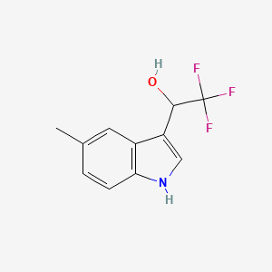 2,2,2-trifluoro-1-(5-methyl-1H-indol-3-yl)ethanol