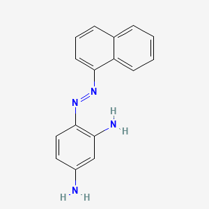 molecular formula C16H14N4 B1198649 Sudan Brown RR CAS No. 6416-57-5