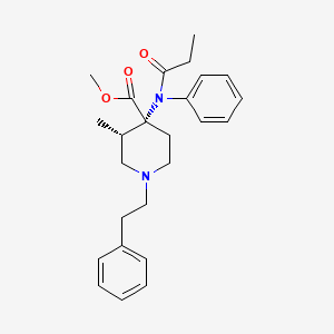 molecular formula C25H32N2O3 B1198651 Lofentanilum CAS No. 61380-40-3