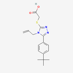 [4-Allyl-5-(4-tert-butyl-phenyl)-4H-[1,2,4]triazol-3-ylsulfanyl]-acetic acid