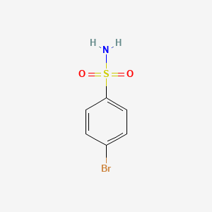 molecular formula C6H6BrNO2S B1198654 4-溴苯磺酰胺 CAS No. 701-34-8