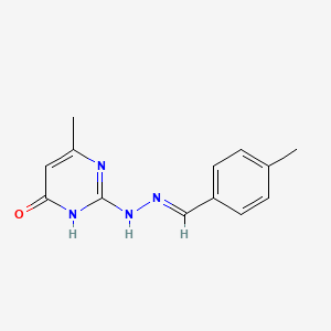 4-Methylbenzaldehyde (4-hydroxy-6-methyl-2-pyrimidinyl)hydrazone