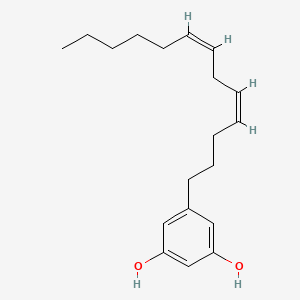 molecular formula C19H28O2 B1198668 5-Trideca-4,7-dienyl-benzene-1,3-diol 