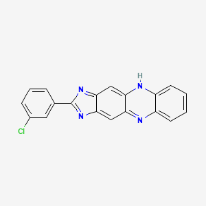 2-(3-chlorophenyl)-1H-imidazo[4,5-b]phenazine