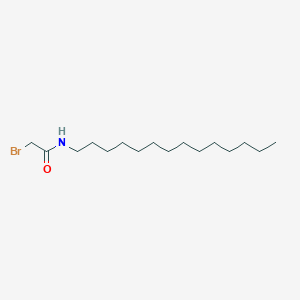 molecular formula C16H32BrNO B1198694 N-Bromoacetyl-n-tetradecylamine CAS No. 74716-96-4