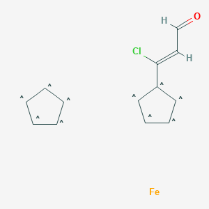 molecular formula C13H11ClFeO B11986963 CID 16217455 