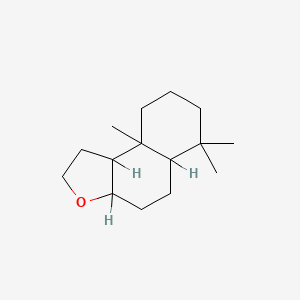 B1198699 6,6,9a-Trimethyldodecahydronaphtho[2,1-b]furan CAS No. 65588-69-4