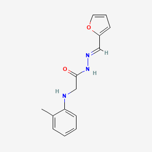 N'-(Furan-2-ylmethylene)-2-(o-tolylamino)acetohydrazide