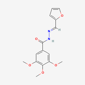 N'-(Furan-2-ylmethylene)-3,4,5-trimethoxybenzohydrazide