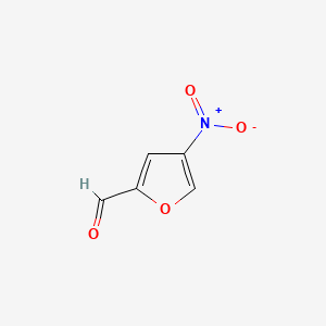 molecular formula C5H3NO4 B1198717 2-呋喃甲醛，4-硝基- CAS No. 57500-49-9