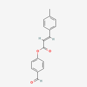 4-formylphenyl (2E)-3-(4-methylphenyl)-2-propenoate