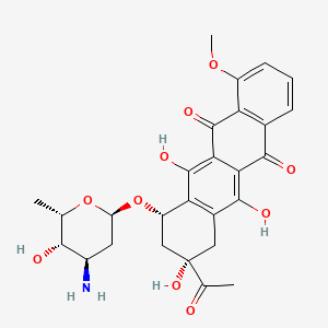 molecular formula C27H29NO10 B1198720 3'-Epidaunorubicin CAS No. 66322-65-4