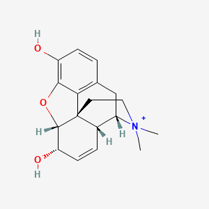 molecular formula C18H22NO3+ B1198739 N-Methylmorphine CAS No. 14168-11-7
