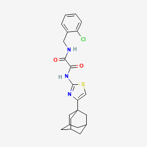 N-(4-Adamantan-1-yl-thiazol-2-yl)-N'-(2-chloro-benzyl)-oxalamide