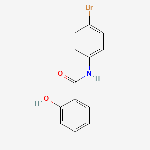 molecular formula C13H10BrNO2 B1198741 4'-Bromosalicylanilide CAS No. 2627-77-2