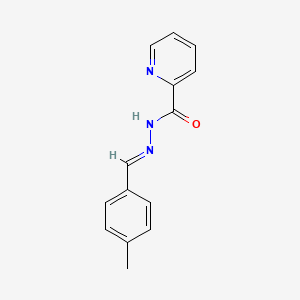 N'-[(E)-(4-methylphenyl)methylidene]pyridine-2-carbohydrazide