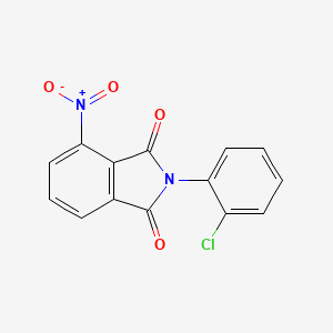 molecular formula C14H7ClN2O4 B11987532 2-(2-Chlorophenyl)-4-nitroisoindole-1,3-dione 