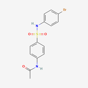 N-{4-[(4-bromophenyl)sulfamoyl]phenyl}acetamide