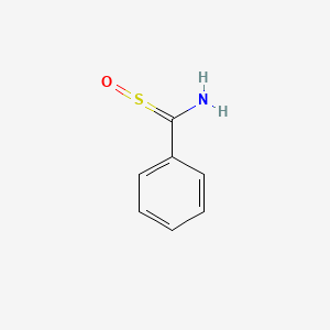 molecular formula C7H7NOS B1198765 硫代苯甲酰胺 S-氧化物 CAS No. 20199-04-6
