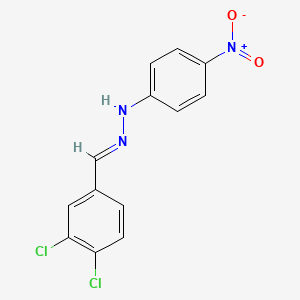 3,4-Dichlorobenzaldehyde (4-nitrophenyl)hydrazone