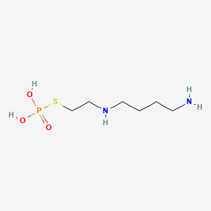 molecular formula C6H17N2O3PS B1198770 S-(2-((4-氨基丁基)氨基)乙基)硫代磷酸酯 CAS No. 20709-37-9