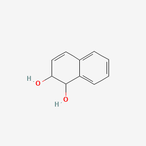 molecular formula C10H10O2 B1198776 1,2-二氢萘-1,2-二醇 CAS No. 7234-04-0