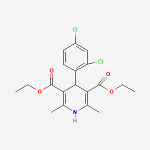 Diethyl 4-(2,4-dichlorophenyl)-2,6-dimethyl-1,4-dihydropyridine-3,5-dicarboxylate