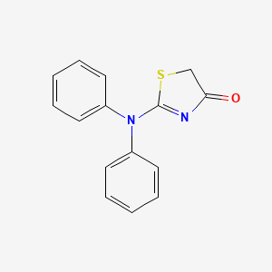 molecular formula C15H12N2OS B11987793 2-(Diphenylamino)thiazol-4(5H)-one CAS No. 24147-49-7