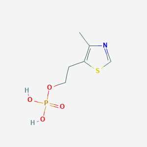 molecular formula C6H10NO4PS B1198787 4-甲基-5-羟乙基噻唑磷酸 