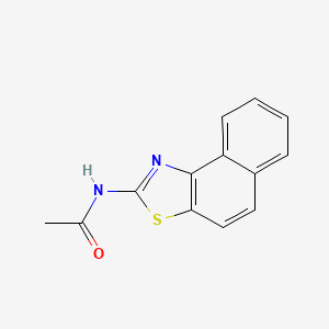 molecular formula C13H10N2OS B11987874 N-Naphtho[1,2-d]thiazol-2-yl-acetamide 