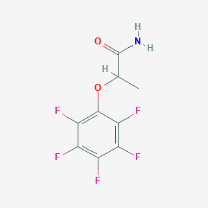 2-(2,3,4,5,6-Pentafluorophenoxy)propanamide