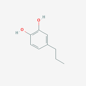 molecular formula C9H12O2 B1198796 4-丙基邻苯二酚 CAS No. 2525-02-2