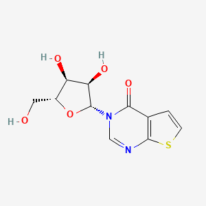 B1198798 3-beta-Ribofuranosylthieno(2,3-d)pyrimidin-4-one CAS No. 94644-73-2